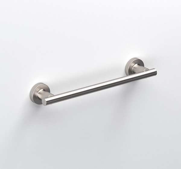 Tecno Project Brushed Nickel Towel Rail 33cm